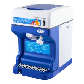 VEVOR 110V Electric Shaved Ice Machine 250W Snow Cone Maker Tabletop with Adjustable Ice Texture