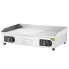 VEVOR Commercial Electric Griddle, 2800W Countertop Half-Flat Top Grill, 122-572 F Adjustable Temp