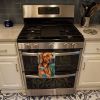 Rhodesian Ridgeback in Sunflowers Kitchen Towel Dish Cloths Guest Hand Towel Decorative Bathroom Towel for Face,Tea, Dishcloth, Kitchen and Bath