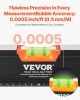 VEVOR 6-Piece Torpedo Level, 78/48/32/24/16/10 Inch Box Levels Set, Bubble Vials Ruler for 45/90/180 Degree