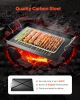 VEVOR Carbon Steel Griddle, 24x16 inch Universal Flat Top Rectangular Plate, Gas Grill Griddle for BBQ Grill, Teppanyaki