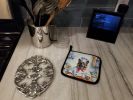 Belgian Tervuren The Chef Pair of Pot Holders Kitchen Heat Resistant Pot Holders Sets Oven Hot Pads for Cooking Baking BBQ, 7 1/2 x 7 1/2