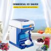 VEVOR 110V Electric Shaved Ice Machine 250W Snow Cone Maker Tabletop with Adjustable Ice Texture