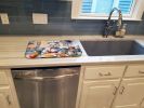 Maltese The Chef Dish Drying Mat Absorbent Dish Drying Mat Pad for Kitchen Counter Dish Drainer Mat for Countertop, 14 x 21", Multicolor