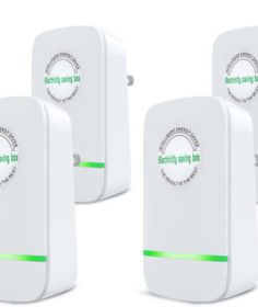Power Saver Smart Home Portable Electricity Saving Box Digital Powerful Electricity Saving Device (Option: UK 4PCS)