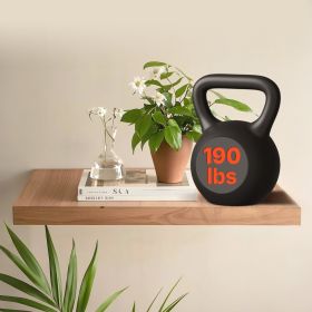 1 Pack Shelf Bracket 34 Inch / 863.6 Mm Heavy Duty Floating Shelf Bracket (Option: Black)