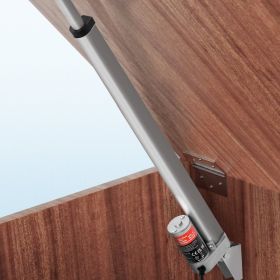 Linear Actuator 12V, 16 Inch High Load 330lbs/1500N Linear Actuator, 0.19'/s Linear Motion Actuator With Mounting Bracket And IP54 Protection (Option: Natural)