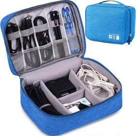 Electronics Luggage Black Red Blue Grey (Option: Blue)