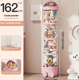 Toy Storage Bucket (Option: Pink)
