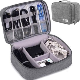 Electronics Luggage Black Red Blue Grey (Option: Grey)